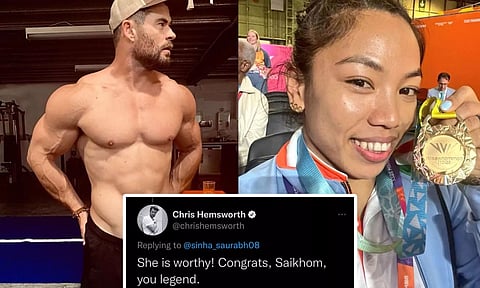 Chris Hemsworth Aka Thor Gives Epic Praise to Mirabai Chanu, Says "She Is Legend"