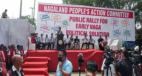 Thousands take to the streets for early solution to Naga political issue