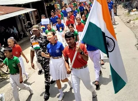 'Har Ghar Tiranga' rally organized at Bhutan border