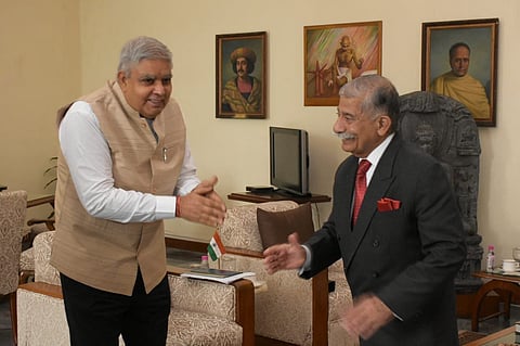 Arunachal Pradesh Governor BD Mishra congratulates Vice President of India Jagdeep Dhankhar