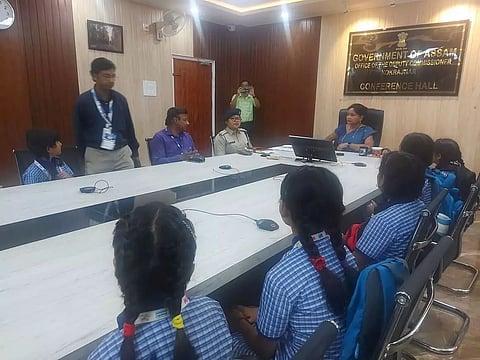 Kokrajhar DC Varnali Deka exhorts girl students to be ambassadors for 'Har Ghar Tiranga'