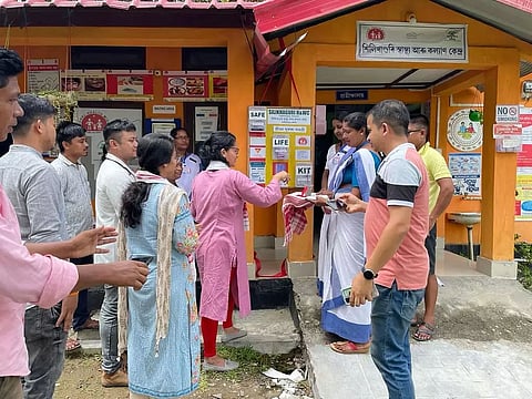 Safe life kit introduced at Silikhaguri Health and Wellness Centre in Lakhimpur district