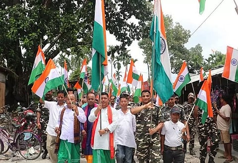 SSB Kokrajhar organizes Tiranga rally along Indo Bhutan border