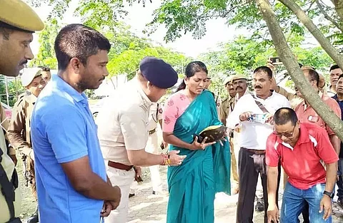 Rare tortoise released in Saraighat Lake at Amingaon