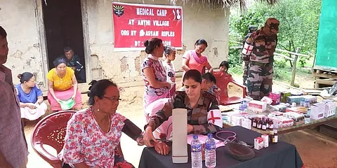 Assam Rifles holds medical camp in Senapati district of Manipur