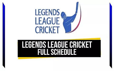 Legends League Cricket announces schedule