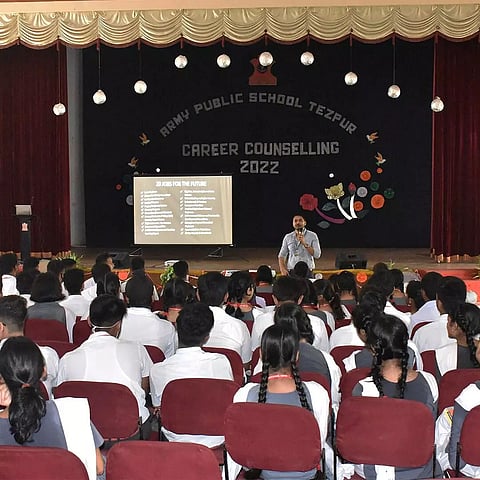 Career counselling session organized by APS Tezpur