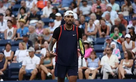 Kyrgios Fined for Spitting, Obscenities