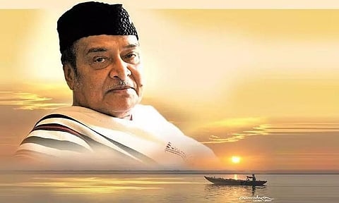 Guwahati: 96 Flags Hoisted In Kalakshetra To Mark Bhupen Hazarika's 96th Birth Anniversary