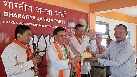 Mizoram: MNF Suffers Major Setback As 16 Leaders Join BJP