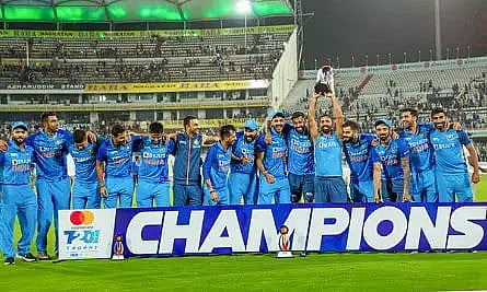 India Clinch Record Win in a Calendar Year