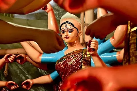 Durga Puja: Idol makers back in business after two years in Dibrugarh
