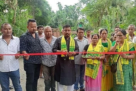 Kamtapur Autonomous Council under Bongaigaon district starts construction of dilapidated road