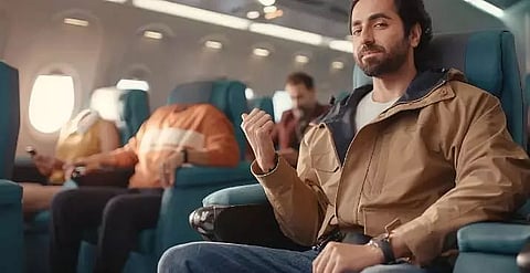 The story behind Ayushmann's pictures with headless people in airplane