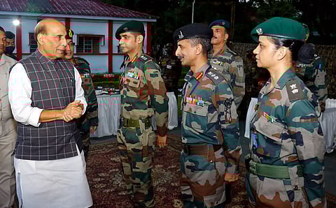 Rajnath Singh on Stock Taking Visit to Indo-China Border; Reviews Defence Preparedness