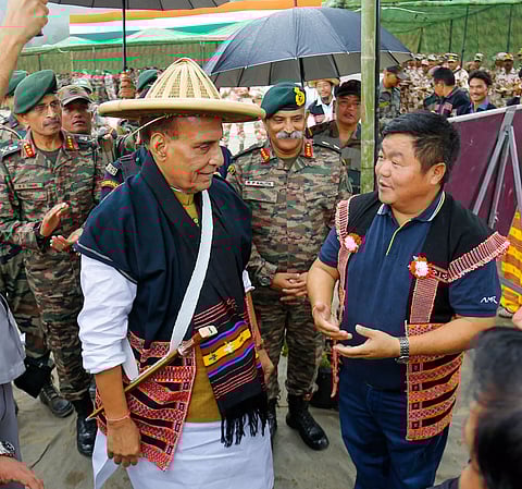 Defence Minister Visits Arunachal Pradesh; Talks to Idu Mishmis