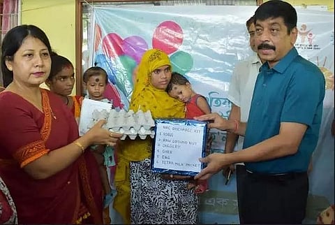 Poshan Maah programmes: SAM Adoption initiative inaugurated in Darrang district