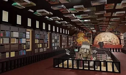 Guwahati: Unique Library Themed Puja Pandal at Chatribari