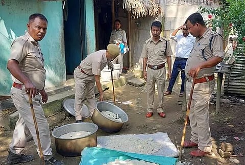 Illicit liquor destroyed in Tinsukia district