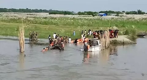 Body of Dhubri Circle Officer Sanju Das recovered by NDRF jawans