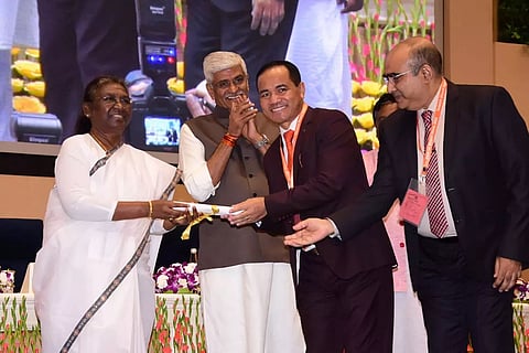 Meghalaya receives Jal Jeevan Mission implementation award from President Droupadi Murmu