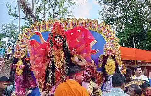 Durga Puja festivities conclude in Demow