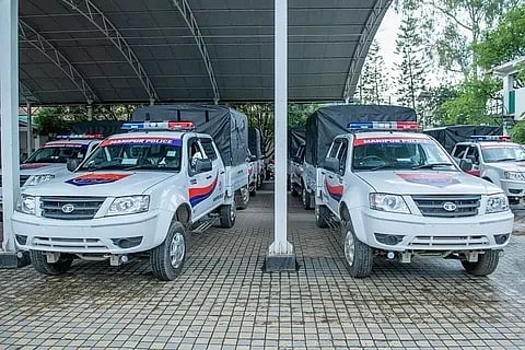 Manipur Government inducts GPS-enabled patrol vehicles for highway security