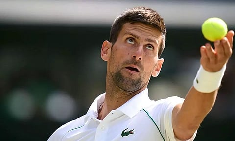 Serbian tennis player Novak Djokovic defeats Karen Khachanov to reach Astana Open semi-final
