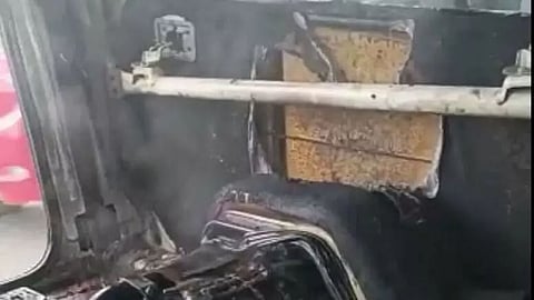 Indian Army Rescues Passengers as Car Burns in Assam