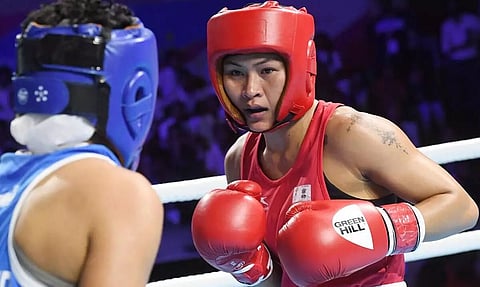 Indian boxers Jamuna Boro and Ankushita Boro ensure medals in boxing in the 36th National Games