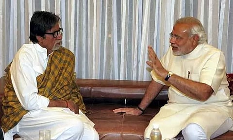 PM Narendra Modi extends birthday greetings to Bollywood megastar Amitabh Bachchan