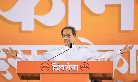Shiv Sena faction led by Uddhav Thackeray writes to poll panel on party symbol, name