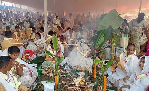 Mass wedding of 1,004 couples held in Lakhimpur district