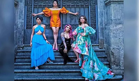 How Maanvi, Bani, Sayani plunge into a freezing lake for 'Four More Shots Please!'