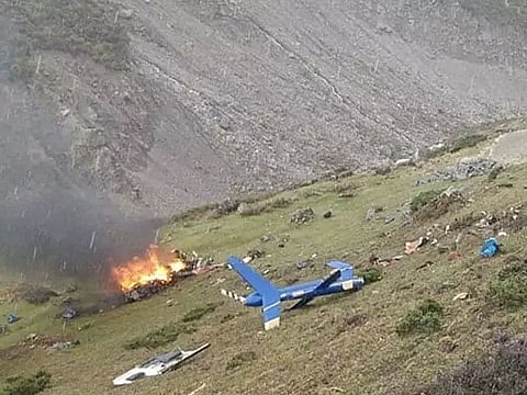 6 Pilgrims and a Pilot Die in Chopper Crash in Uttarakhand