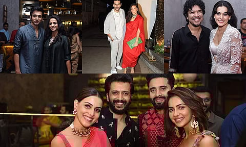 Bollywood actress Taapsee Pannu hosts Diwali party with industry friends and family