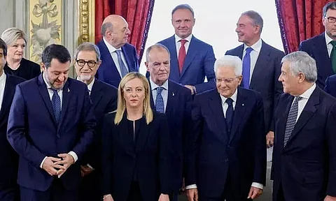Far-right leader Giorgia Meloni sworn in as Italy's first female Prime Minister