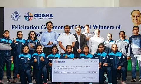 Odisha government felicitates 36 National Games 2022 medalists