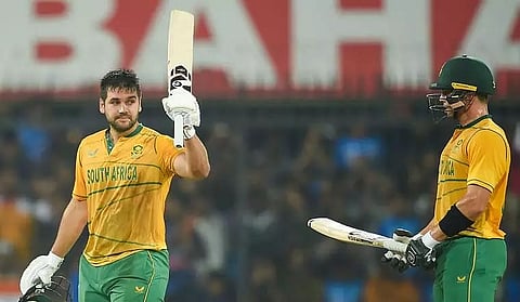Men's T20 World Cup: South African cricketer Rilee Rossouw century sets up South Africa's big win against Bangladesh