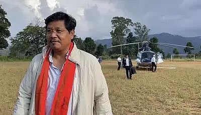 Meghalaya CM Conrad K Sangma's chopper makes emergency landing