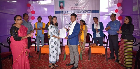 Appointment letters distributed to high school teachers in Dima Hasao