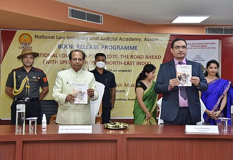 Assam Governor Prof Jagdish Mukhi releases a book on National Education Policy (NEP) 2020