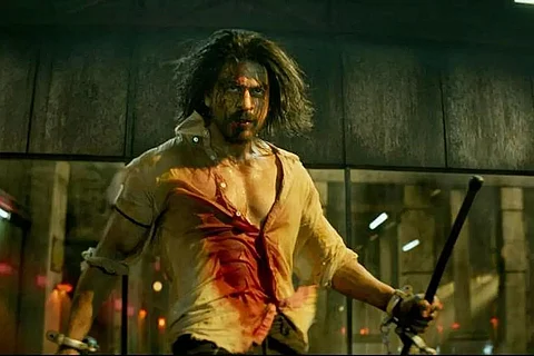 Bollywood superstar Shah Rukh Khan pushed his body to breaking point for 'Pathaan'