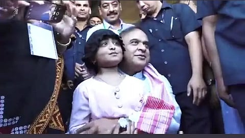 Girl with low height gets a house from Assam CM Sarma
