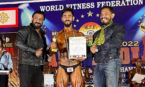 Guwahati's Deeptesh Biswas bags 1st runners-up title in Mr East India Zonal Body Building and Models Championship