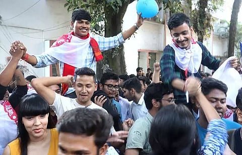 All Assam Students' Union stages comeback to Cotton University union