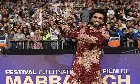 Bollywood actor Ranveer Singh steals the show at Marrakech opening night
