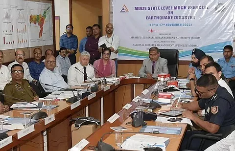 Multi-state exercise on earthquake disaster scenario held in Guwahati
