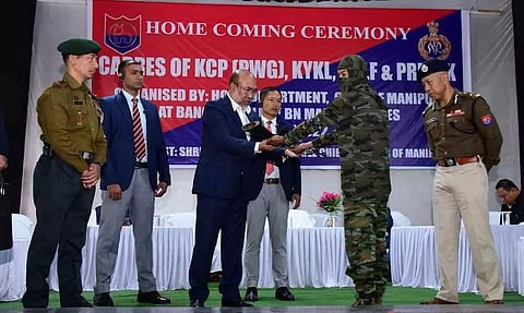 31 militants surrender in Manipur, deposit arms and ammunition