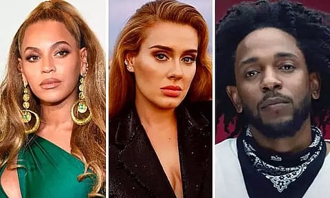 65th Grammy Awards: Beyonce leads race with 9 noms; 8 for Kendrick Lamar, Adele gets 7
